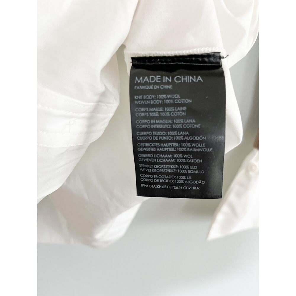 Club Monaco | Berdine Sweater | "Fox" Tan and white | Sz XS | NWT - Picture 6 of 8